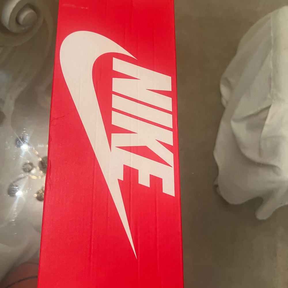 Nike Red and White Shoe Box